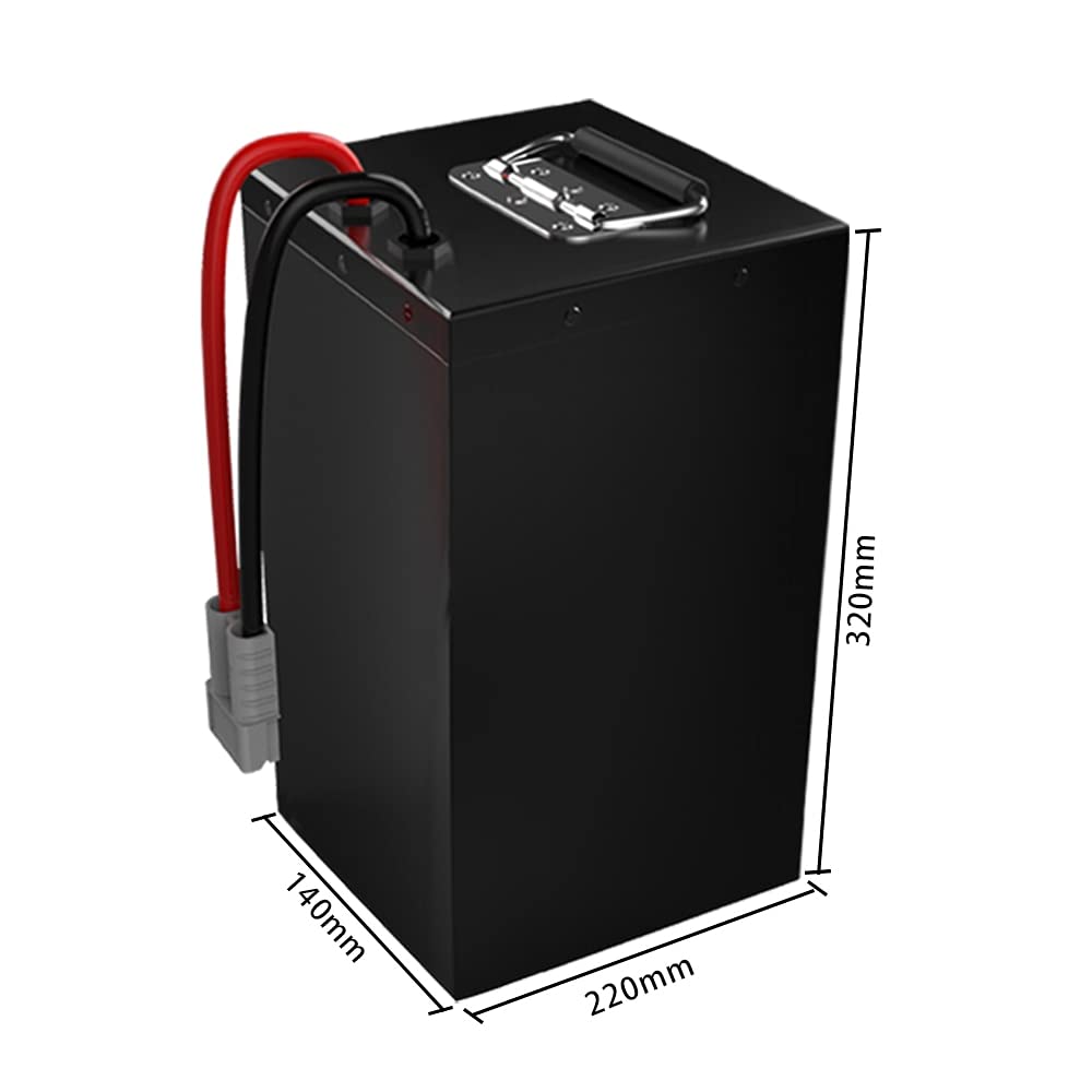 Z ładowarką 5A akumulator 48V 50Ah Nadaje się do elektrycznego motocykla trójkołowego ebike Akceptuj personalizację 320x220x140