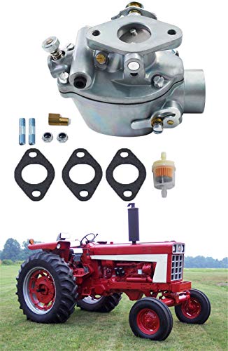 munirater Carburetor Replacement for IH - Farmall Tractor A AV B BN C Super TSX156 TSX157 TSX319 352376R92 354184R93 355485R91 373957R91 52499DB 69401D