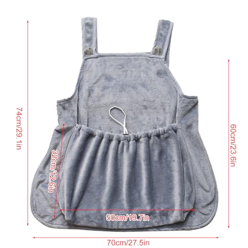 BommFu Katzen Tragetasche | Katzen Trageschürze | Weiche Tragetasche Für Haustiere Zur Begleitung - Atmungsaktive Katzentrageschürze - Katzenschlafsack Für Kleine Hunde Und – Bild 8