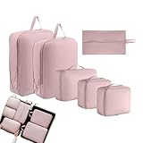 Yplkm Organizadores De Equipaje | Bolsa De Almacenamiento Viajera Con Ahorro De Espacio,Organizadores De Embalaje Expandibles Para Equipaje De Cabina,Para Mujeres Niños Niñas Jóvenes Adolescentes