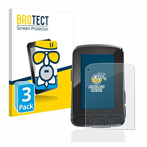 brotect Anti-Glare Glass Screen Protector Matte Compatible with Wahoo Elemnt Roam 2 (3 Pack) - Anti-Scratch 9H Protection Film