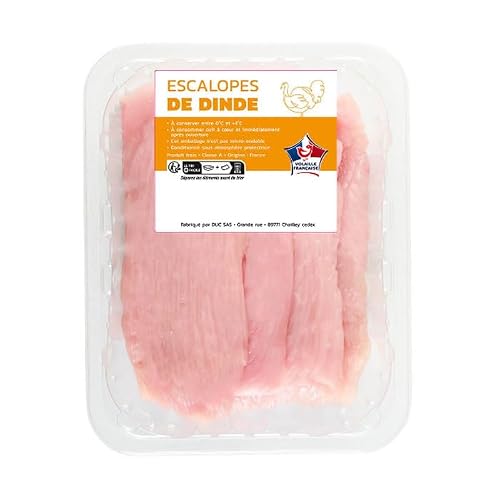 AUCHAN Escalopes de dinde 500 g