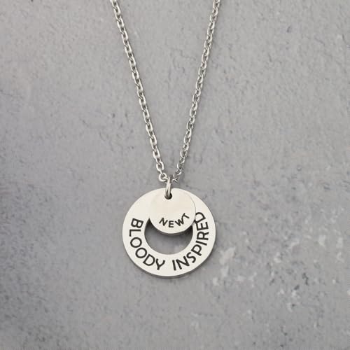 TIIMG Bloody Inspired Gift Maze Movie Lover Gift Maze Novel Reader Bookish Gift Movie Fans Gift Necklace3