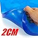 Inokantucy 2CM Blau Motorrad Universal Sitz Kissen Gel Pad Cool Pad StoßDäMpfungs Matte DIY Cut Kissen A