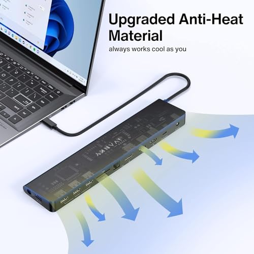 image for iVANKY EdgeDock 2 Laptop Docking Station with 100W Power Adapter, USB 