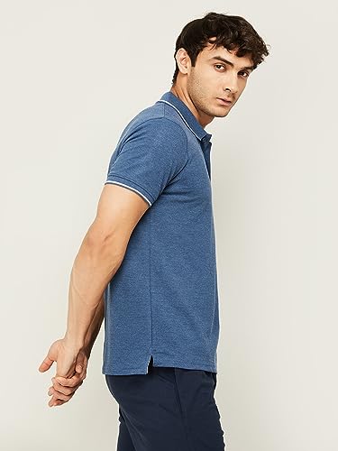 Image of Kappa Men Cotton Regular Fit Solid T Shirt