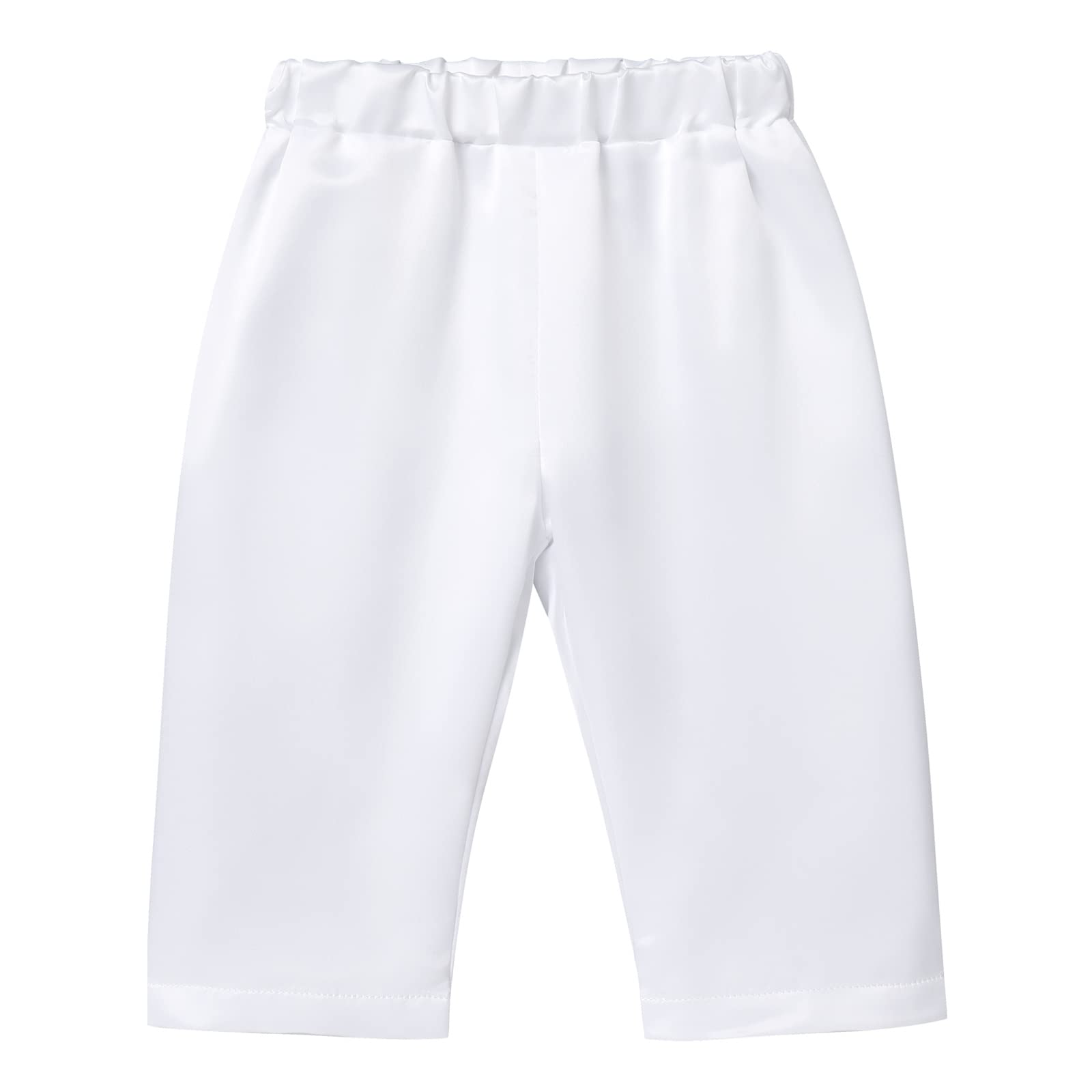 IMEKIS Traje de fiesta de manga corta para bebé y niño, traje de fiesta de esmoquin, camisa + pantalones cortos + chaleco + pajarita 4 piezas cumpleaños bautizo traje de boda ocasión juego de ropa