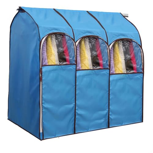 3 Hanging Garment Bags for Clothes Storage, Durable Oxford Cloth, Wardrobe Cover with Clear Window, Ideal for Home Organization and Garment Racks
