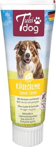 Produktbild von Tubidog Käsecreme mit Karotten & Kürbis - 12 x 75 g
