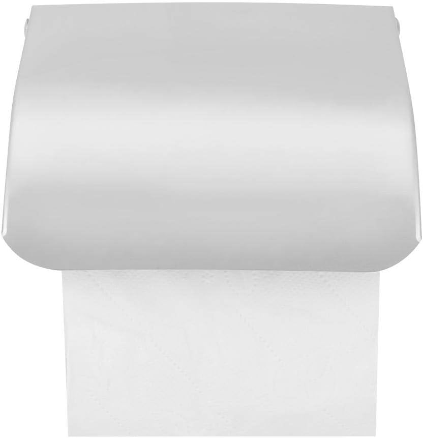 Yosoo Stainless Steel Wall-Mounted Toilet Paper Dispenser for Home, Hotel, Restaurant and Public Toilet