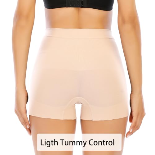 Image of Womens Seamless Shaping Boyshorts Panties Tummy Control Underwear Slimming Shapewear Slip Shorts
