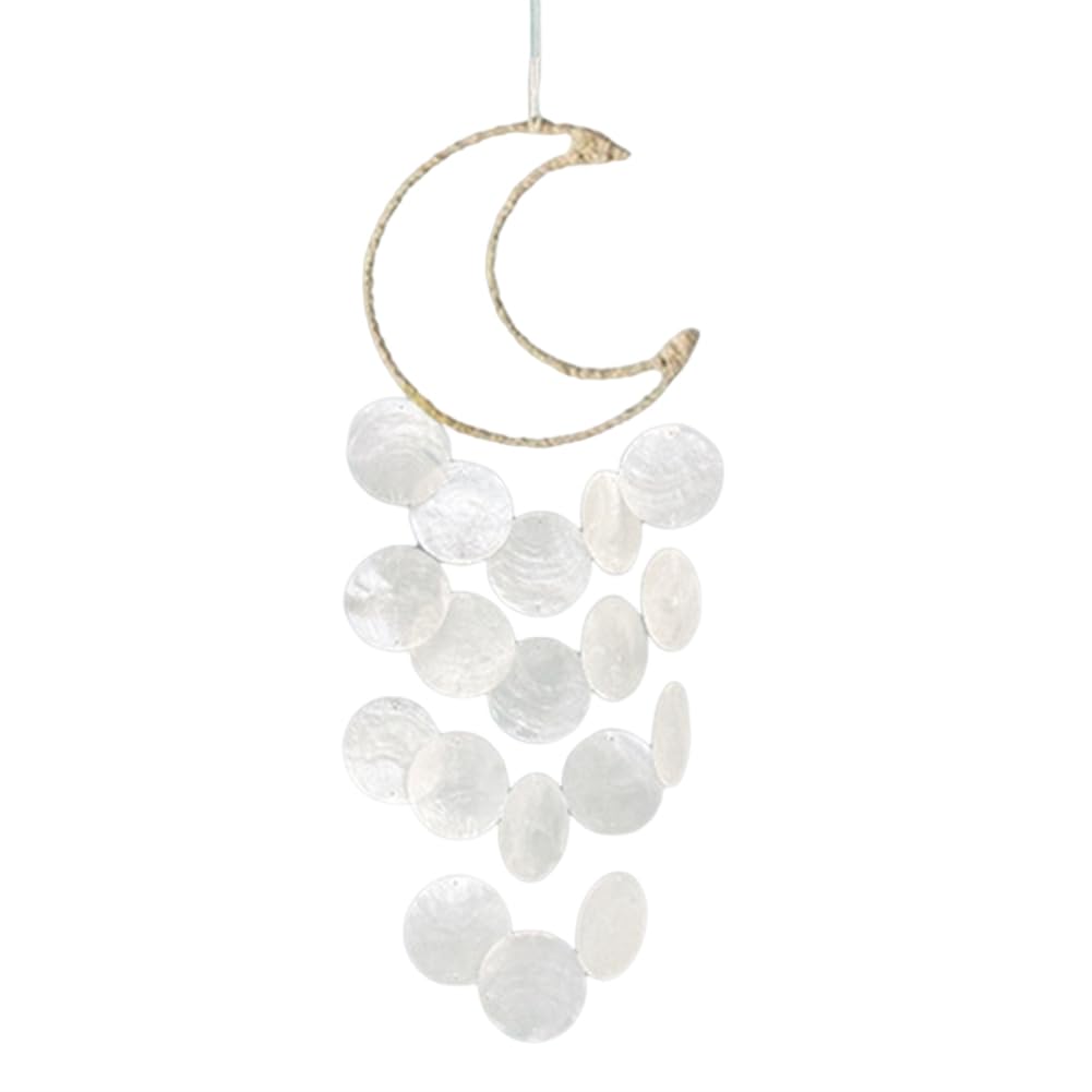 CTRLZS Wind Chime Outdoor Beach Gift Indoor Outdoor Home Moving Garden Decoration White