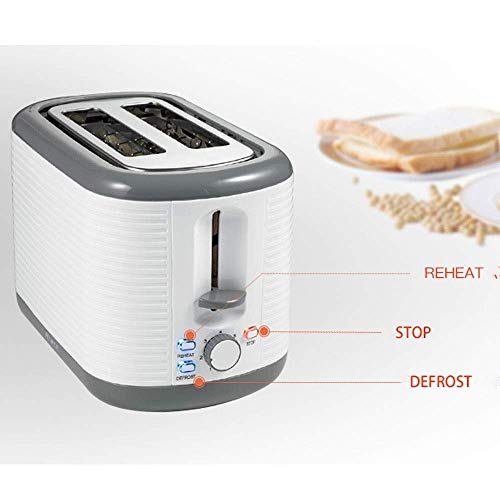 NXYJD Toaster, 2 Scheiben Toaster, Doppel Extra Wide Slot Kleiner Mini Toaster mit Aufwärm- / Defrost/Abbrechen-Funktion… – Bild 3