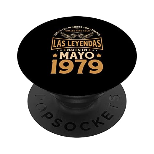 Cumpleaños Hombre Regalos Las Leyendas Mayo 1979 PopSockets PopGrip Intercambiable