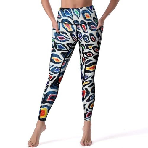 Pantalon de yoga coloré pour vos séances de gym et running en taille S
