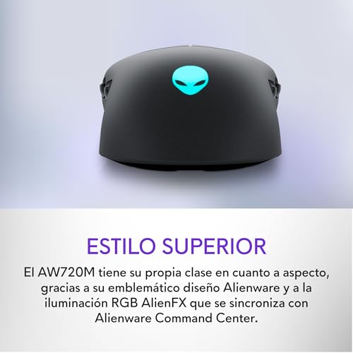 Alienware AW720M ratón sin cables para jugar en casa y trabajar en movilidad 7