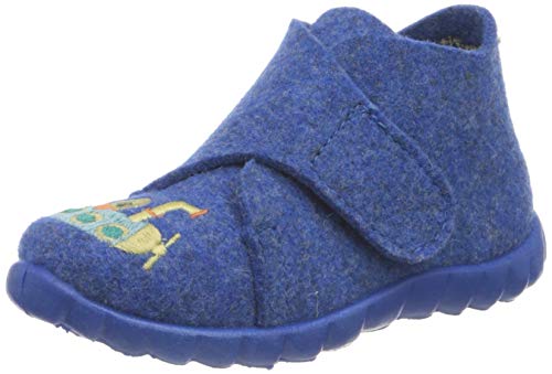 Superfit Happy, Pantofole Bimbo 0-24, Blu (Blu