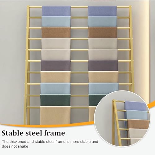 Robustes Stoff-Rollregal, Stahlrahmen-Organizer für Quilten und Textilaufbewahrungslösungen, perfekt für Werkstatt-Display und Stoffrollenhalter