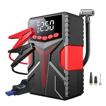 car battery charger air pump