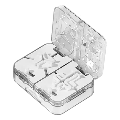 Coupe-Comprimé | Portable et Compact Range-Médicaments,Stockage Quotidien Hebdomadaire pour Adultes Voyage Travail Infirmières Personnes Âgées