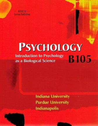 Psychology: Introduction to Psychology As a Bio... 0716783886 Book Cover