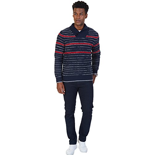 Nautica Jersey S73312 t-shirt coton bleu marine vêtement homme grande taille