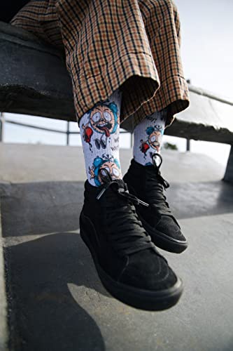 MERGE4 Steve Caballero Wakey Wakey Skate Crew Socks for Men and Women Legendary Skater Durable Action Socks4