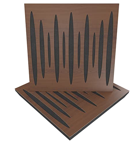 (2 Pack) — Sound Absorption-Diffuse Acoustic Panel «Pulsar» | 19.7''x19.7''x2.1