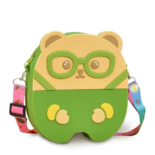 Premium Kids Silicone Bag with Adjustable Strap - Washable, Anti-Spill Storage Pouch for Snacks, Toys & Essentials - Perfect, Safe Mini Backpack/Crossbody for Children-image-42