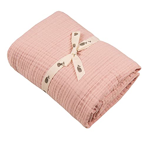 Image of Migaloo Muslin Blankets, Baby Toddler Quilt, 4 Layers, 100 Cotton Stroller Blanket, Hypoallergenic,Super-Soft,Breathable and Lightweight Swaddle,Nursery & Crib Blanket, Large (47 X 35 h)