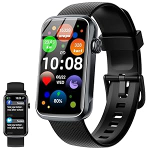 Smart Watch for Men Women, 24/7 Healthy Fitness Tracker, 2025 HD 1.47″ Fitness Watch with Sleep Monitor, Heart Rate/SpO2/24+ Sports/Step Tracker/150+ Watch Faces Activity Trackers for Android, iOS