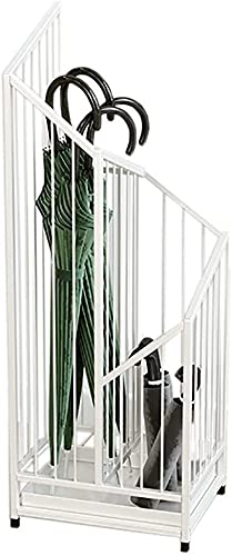 Porte-parapluie intérieur double couche haute capacité pour entrée
