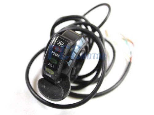 PCC MOTOR 36V VOLT THUMB THROTTLE LED INDICATOR LIGHT ELECTRIC SCOOTER POCKET BIKE TT05