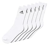 adidas 6 Paar Performance CUSHIONED CREW 3p Tennissocken Sportspocken Unisex, Farbe:White, Socken & Strümpfe:40-42