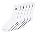 Produktbild adidas 6 Paar Performance CUSHIONED CREW 3p Tennissocken Sportspocken Unisex, Farbe:White, Socken & Strümpfe:40-42