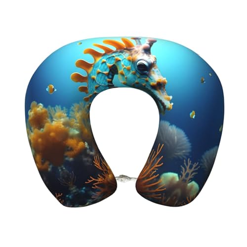 Almohada de viaje espuma viscoelástica tamaño U