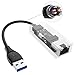immagine 1Syncwire Adattatore USB Rete, Alta velocità Convertitore di Rete Gigabit Ethernet, USB 3.0 a Ethernet LAN 10/100/1000 Ethernet RJ45 LAN per Windows 10, 8.1, Mac OS, Linux, Chrome OS - Nero
