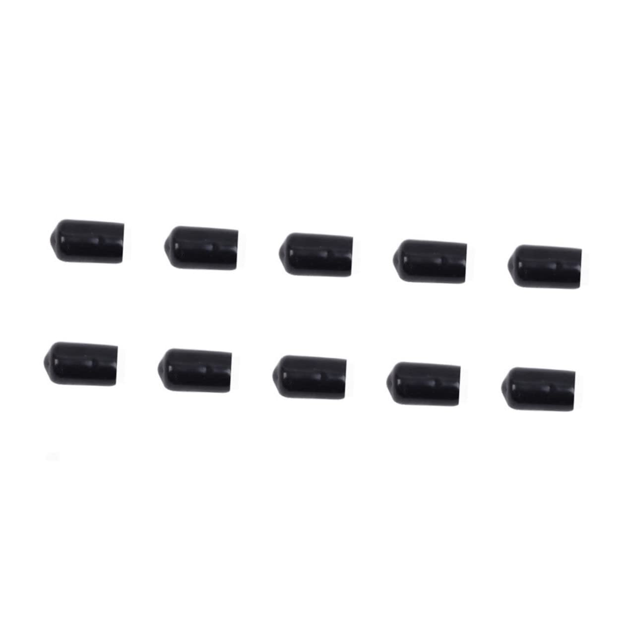 BESPORTBLE Head 10pcs Rubber Shooting Practice Arrowhead Archery Practice Rubber Archery Arrowhead Archery Practice Arrowhead Black Rubber Tips