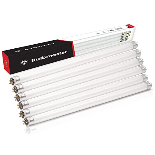 Bulbmaster F8T5/WW 8 Watts 3000K Fluorescent Tube Bi Pin Light Bulbs Warm White 12โ Linear T5 380 Lumens 120 Volts -Under The Counter Professional Grade Fluorescent Lamp Pack of 6 Bulbmaster F8T5/WW 8 Watts 3000K Fluorescent Tube Bi Pin Light Bulbs Warm White 12โ Linear T5 380 Lumens 120 Volts -Under The Counter Professional Grade Fluorescent Lamp Pack of 6