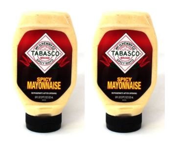 Tabasco Spicy Mayonnaise Squeeze-Bottle, 18 Ounce (Pack of 2)