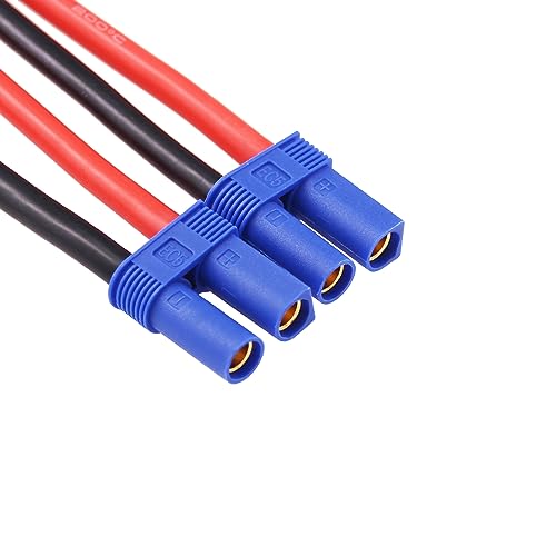 Cable de extensión RC de 10 AWG con conector EC5 para carga de baterías de aviones 4