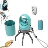 Portable Pet Pooper Scooper,Portable Pooper Scooper for Dogs,Portable Poop Scooper with Bags,Pooper Scoopers with Bag Attachment,with 15/60/120 PCS Bag Attachment. (15PCS, Bags)