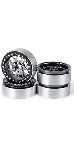 MOHERO 1.9" Beadlock Wheel Rims - 4 Pack Aluminum Alloy For TRX4, Axial SCX10, SCX10III RC Crawlers - View #9
