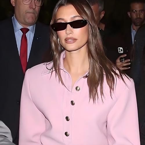 Elongated Narrow Cat Eye Sunglasses for Women Men 90s Sun Glasses Womens Small Oval Sunglasses Black Shades2