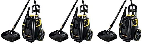 McCulloch MC1385 Deluxe Canister Steam System, Black (3-(Pack))