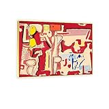  JZSDGB Célèbres reproductions d\'art abstrait avec cadreAphrodite par Max Ackermann-Tableaux sur toile-affiches murales et impressions pour décoration de chambre 70x90cm(28x35in) Cadre doré