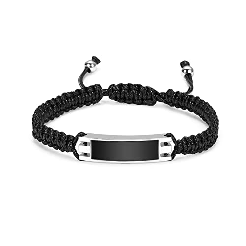 Bracelet d'urne de crémation tressé pour toujours garder les cendres de votre proche près du coeur