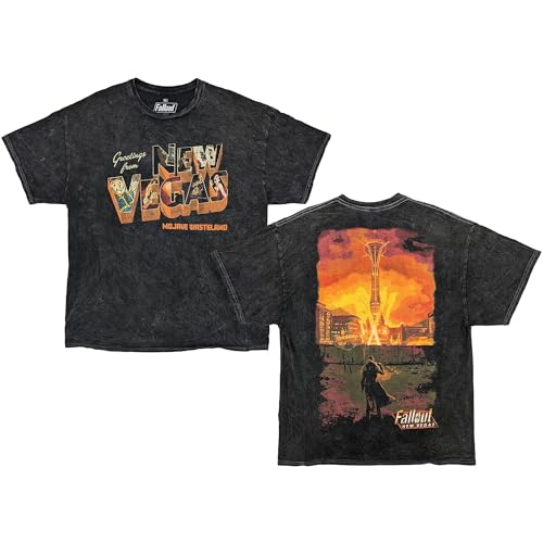 Ripple Junction Fallout Video Game Greetings from New Vegas Vintage Men's Graphic T-Shirt Mineral...