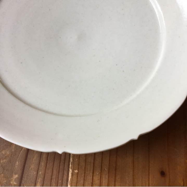 阿部春弥 Abe Haruya 白磁 輪花 皿 白いうつわ デルフト伊藤聡信