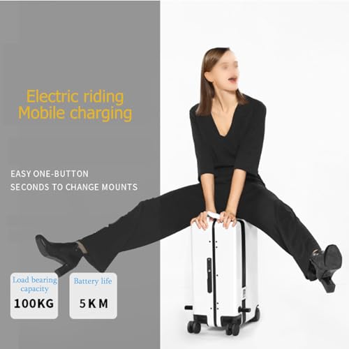 Generic Carry-Ons Smart Suitcase, Auto Follow Rideable Suitcase, Mobile Charging Recall APP Control, Portable Hardside Luggage3